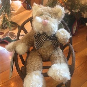 Boyd’s bears Catherine kitty cat with gingham bow